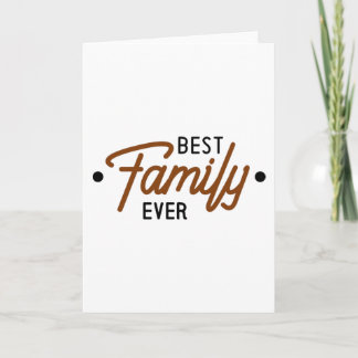 Carte Meilleure famille qui soit