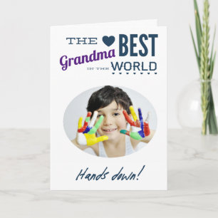 Carte Meilleure Grand-mère Photo