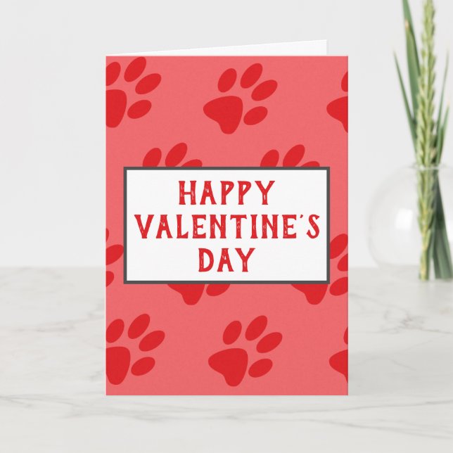 Carte Meilleure maman de chien de la Saint-Valentin empr (Devant)