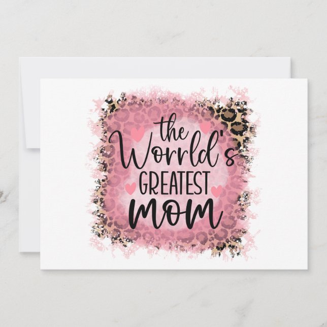 Carte Meilleure Maman du Monde (Devant)