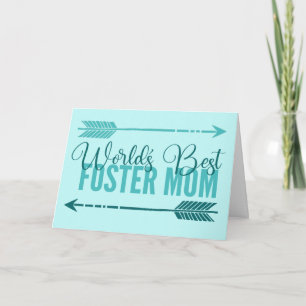 Carte Meilleure mère d'accueil au monde Mère adorable Ca