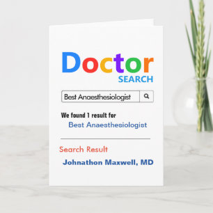 Carte Meilleure recherche d'anesthésiste