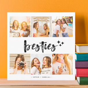 Carte Meilleures Amies Collage de Photos