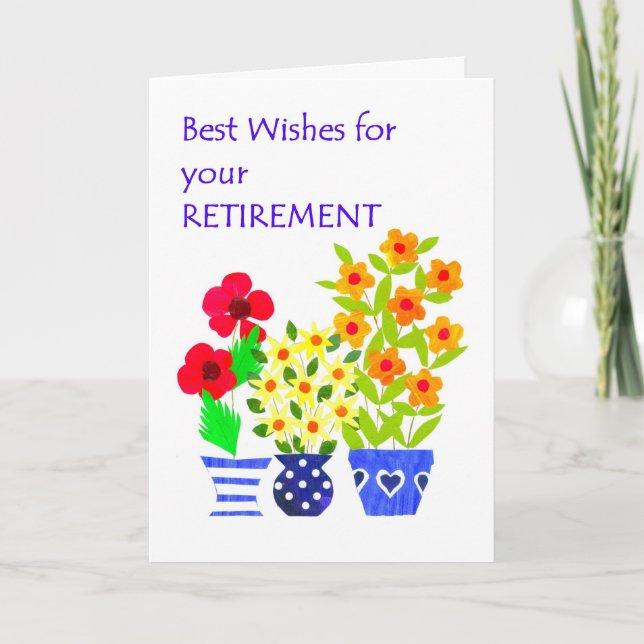 Carte Meilleures Voies de Retraite - Flower Power (Devant)