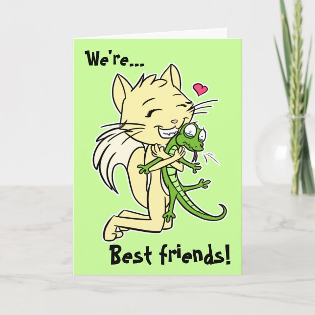 Carte "Meilleurs amis" (Devant)