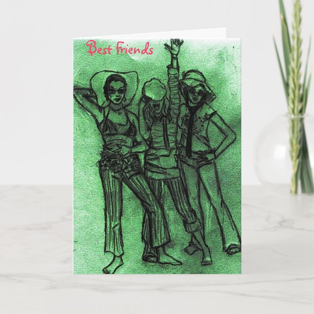 Carte Meilleurs amis (Devant)