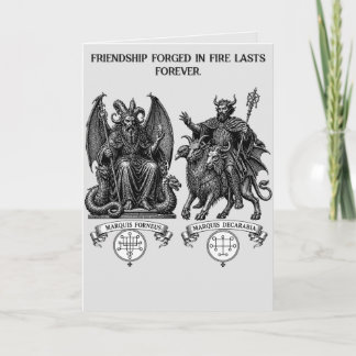 Carte Meilleurs amis Forneus et Decarabia