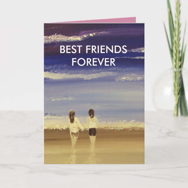 Carte Meilleurs amis pour toujours (Devant)