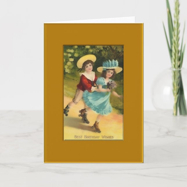 Carte Meilleurs voeux d'anniversaire-enfants (Devant)