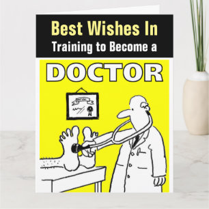 Carte Meilleurs voeux de formation pour devenir médecin