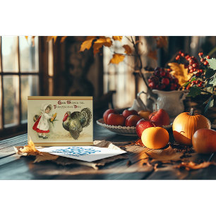 Carte Meilleurs vœux pour la fête de Thanksgiving
