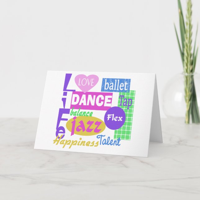 Carte Mélange de danse (Devant)