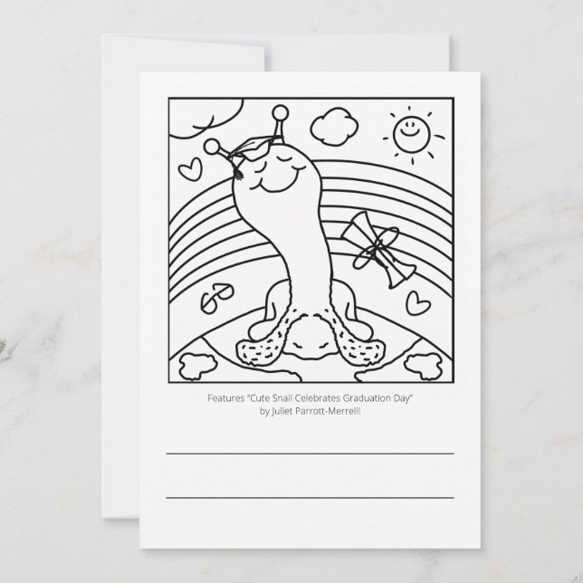 Carte Mélange escargot SNAILED IT Graduation Coloration (Dos)
