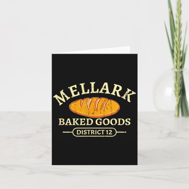 Carte Mellark Baked Good Funny Baking Quote Bakery Bread (Devant)