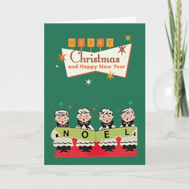 Carte Melodies du milieu du siècle : Chanteurs de Noël N (Devant)