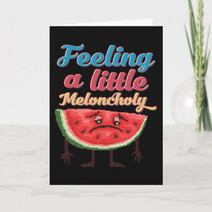 Carte Melons Pun Melon Dit Drôle
