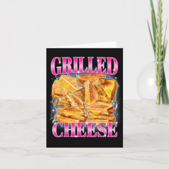 Carte Mème alimentaire amusant Fromage Grillé Sandwiches (Devant)