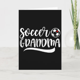 Carte Mémé de foot drôle Maman amoureuse de foot Fête de
