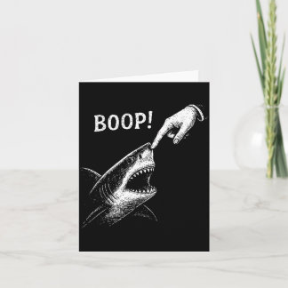 Carte Mème de requin Boop drôle Humour de requin drôle