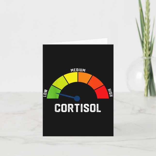 Carte Mème niveaux de cortisol bas  (Devant)