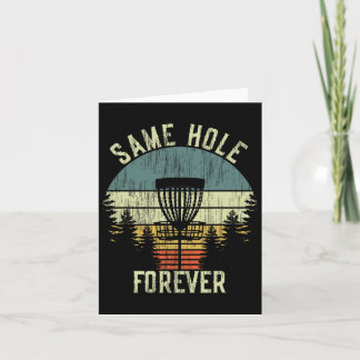 Carte Même Trou Forever Funny Disque Golf Bachelor Party
