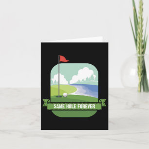 Carte Même Trou Forever Funny Golf Bachelor Party Pre We