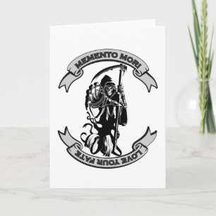 Carte MEMENTO MORI Love Your Fate Grim