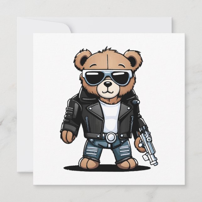 Carte Mèmes Teddy mignons (Devant)