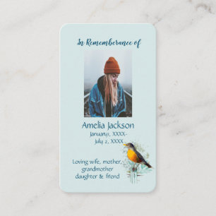 Carte mémoire American Robin Christian