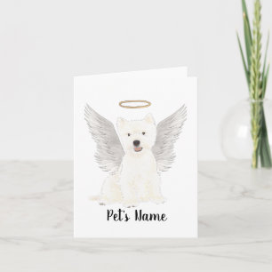 Carte Mémorial commémoratif des Terrier de West Highland