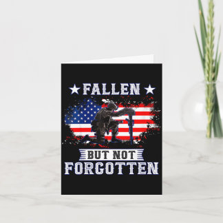 Carte Memorial day 2021 fallen not forgotten american Me