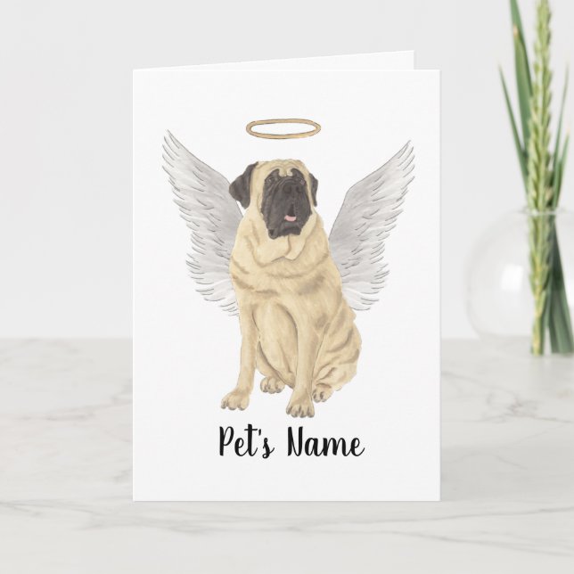 Carte Mémorial Mastiff Sympathy (Devant)