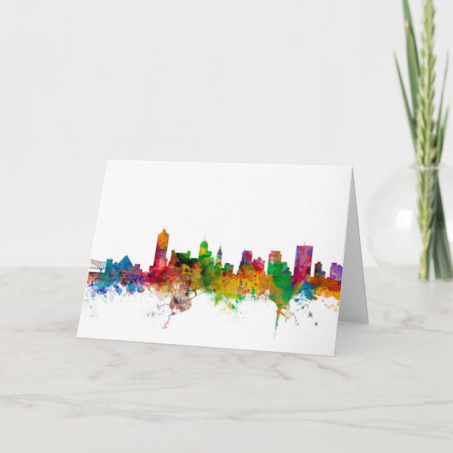 Carte Memphis Tennessee Skyline (Devant)