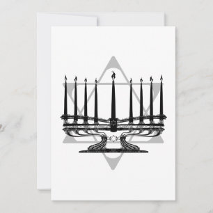 Carte Menorah et Star