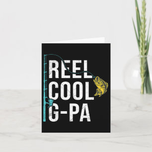 Carte Mens Reel Cool G-pa Fishing Shirt Funny Grandpa Fa