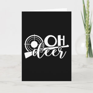 Carte Mens T-Shirt Design Imprimer Oh cerf