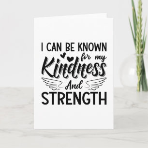 Carte Mental Health Kindness And Strength Anxiety Anxie