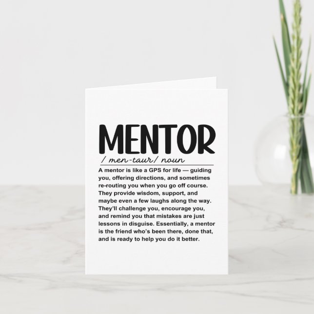 Carte Mentor (Devant)