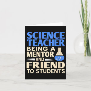 Carte Mentor et amie de l'enseignante de sciences pour f