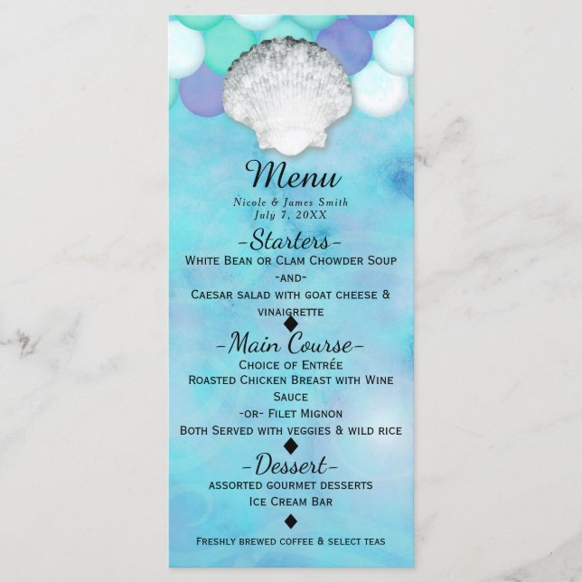 Carte menu d'anniversaire de fête d'anniversaire d (Devant)