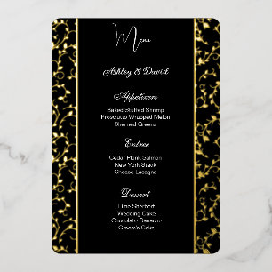 Carte menu Mariage