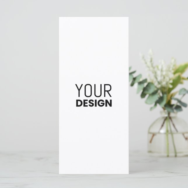 Carte menu plat [Multi Size] (Debout devant)