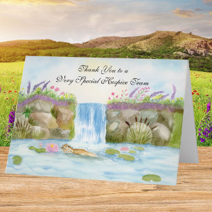 Carte Merci à l'équipe de l'hospice Otter Woodland