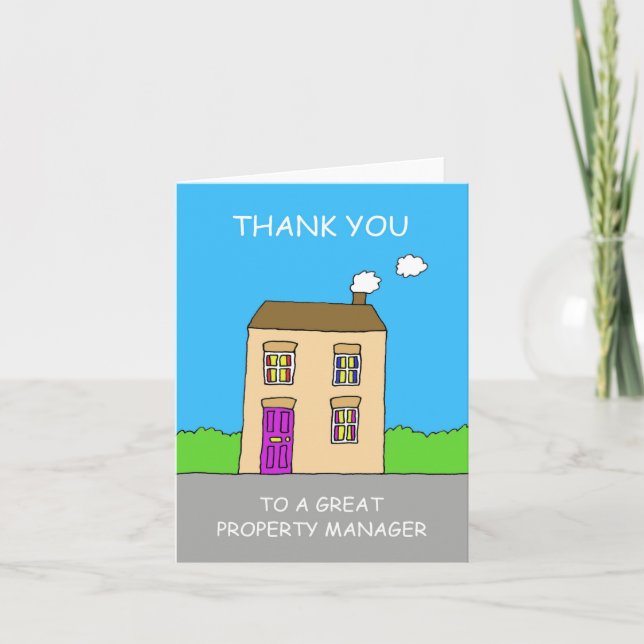 Carte Merci à Property Manager (Devant)