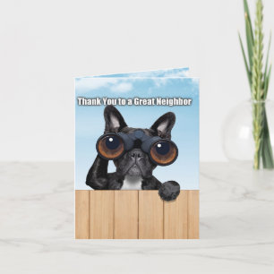 Carte Merci À Un Grand Voisin