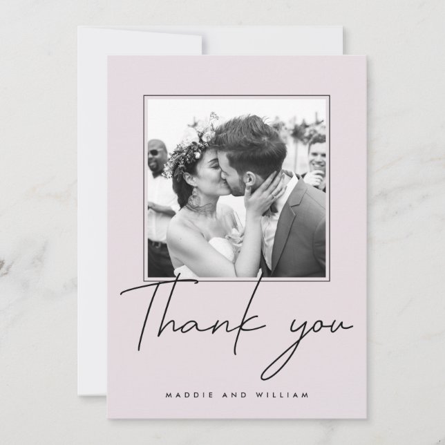 Carte MERCI Ajouter vos photos (Devant)