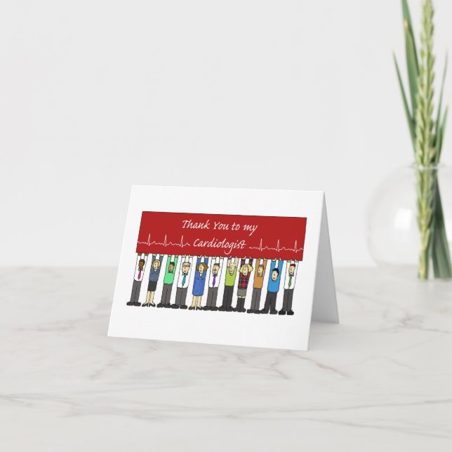 Carte Merci au cardiologue (Devant)