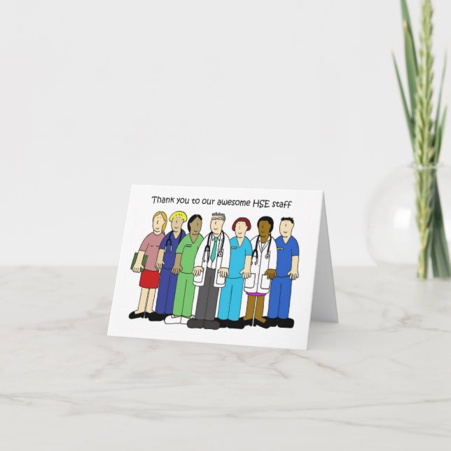 Carte Merci au personnel Médicale de HSE (Devant)