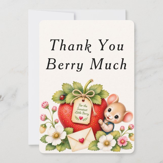 Carte Merci Beaucoup de Baies (Devant)