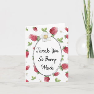 Carte Merci Berry Beaucoup de fraises